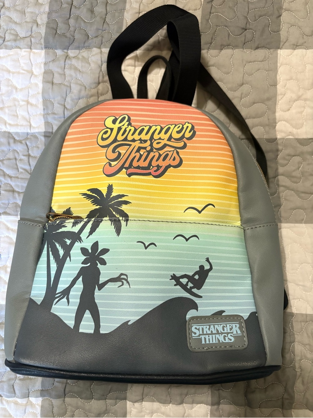 Funko Stranger Things Mini Backpack - Gray with Sunset Gradient